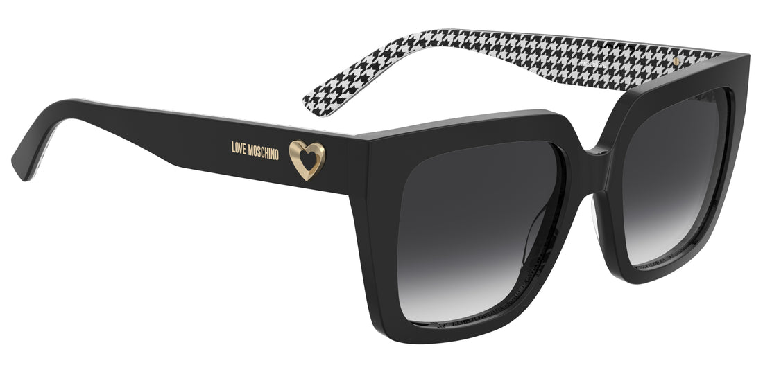 Gafas de sol moschino love mol099/s 7rm 9o estampado square femenino talla 53mm - Vista de detalle