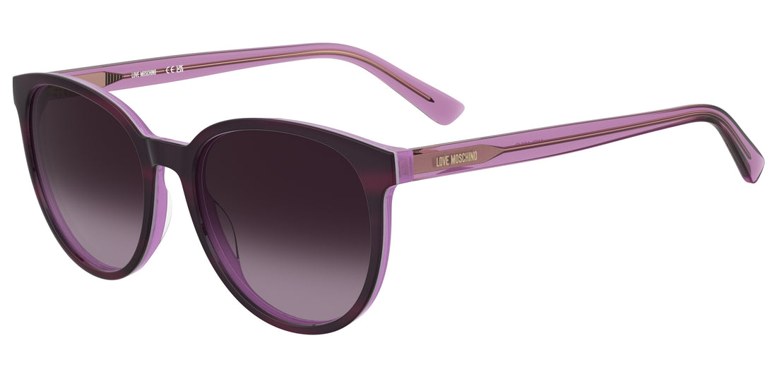 Gafas de sol moschino love mol103/s 7ff dg violeta round femenino talla 55mm - Vista principal