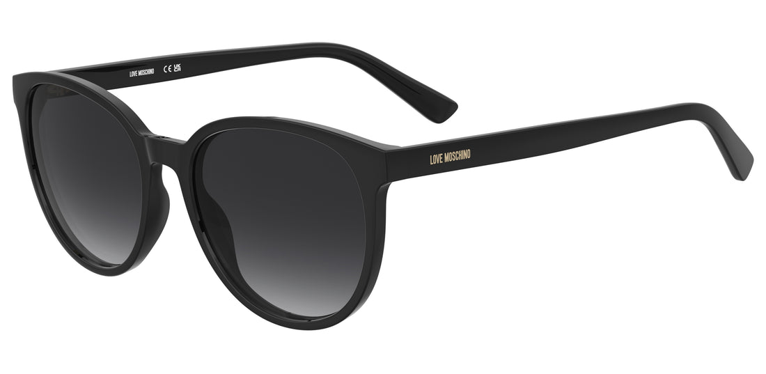 Gafas de sol moschino love mol103/s 807 9o negro round femenino talla 55mm - Vista principal