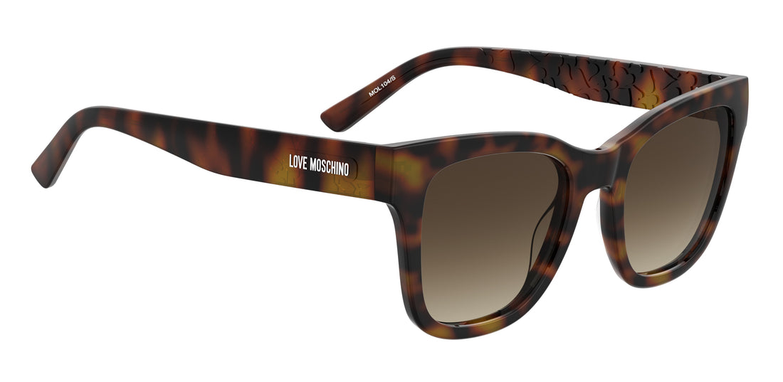 Gafas de sol moschino love mol104/s wr9 ha marron square femenino talla 52mm - Vista de detalle