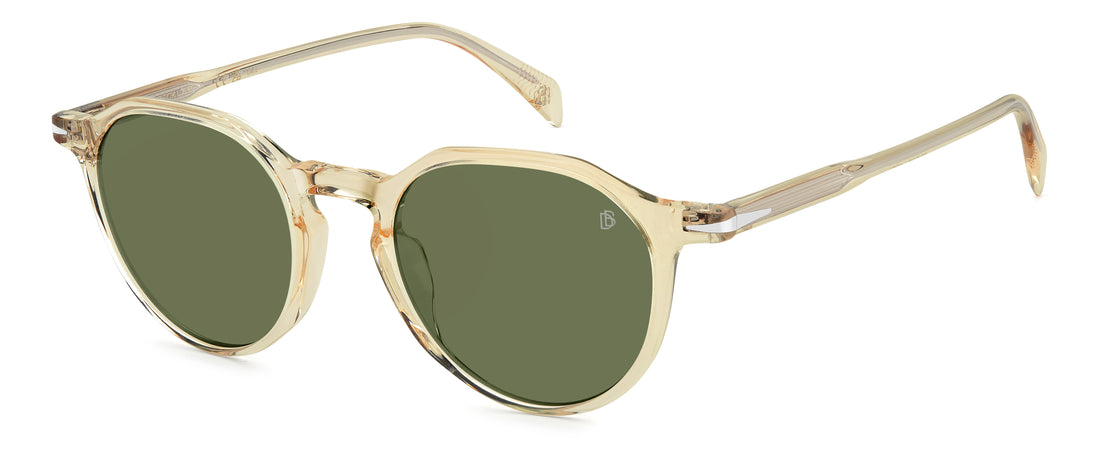Sunglasses david beckham db 1217/s 40g qt amarillo pantos masculino size 50mm - Main view