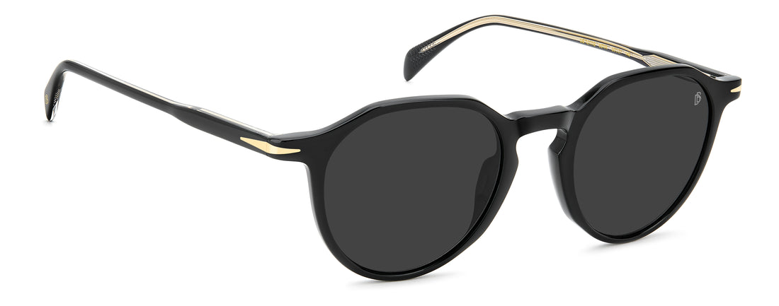 Gafas de sol david beckham db 1217/s 807 ir negro pantos masculino talla 50mm - Vista de detalle