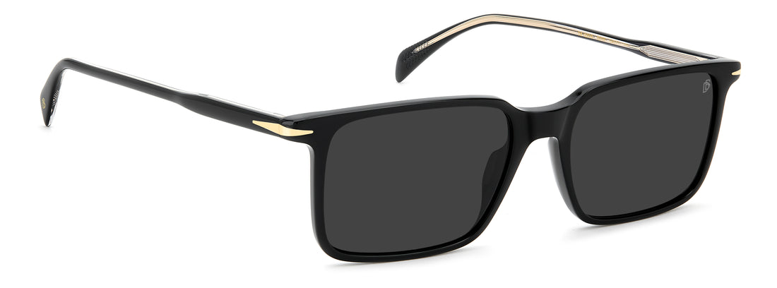 Gafas de sol david beckham db 1220/s 807 ir negro rectangular masculino talla 54mm - Vista de detalle