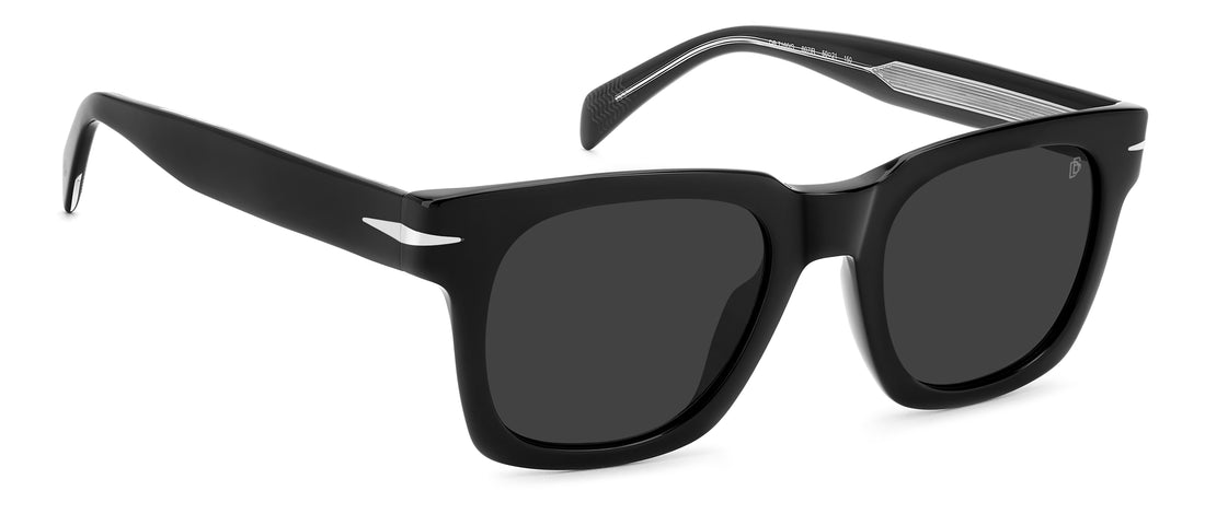 Gafas de sol david beckham db 7160/s 807 ir negro square masculino talla 50mm - Vista de detalle