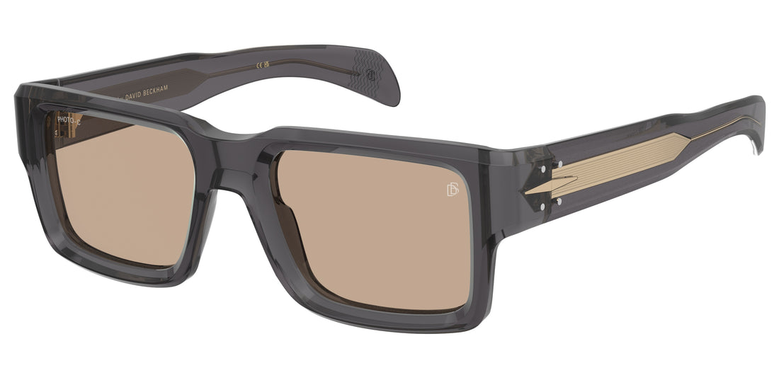 Sunglasses david beckham db 7159/s kb7 63 grey rectangular masculino size 53mm - Main view
