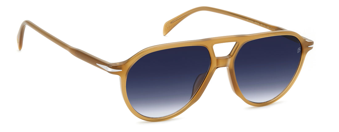 Solbriller david beckham db 1218/s fmp 08 amarillo pilot masculino størrelse 56mm - Detaljeret visning