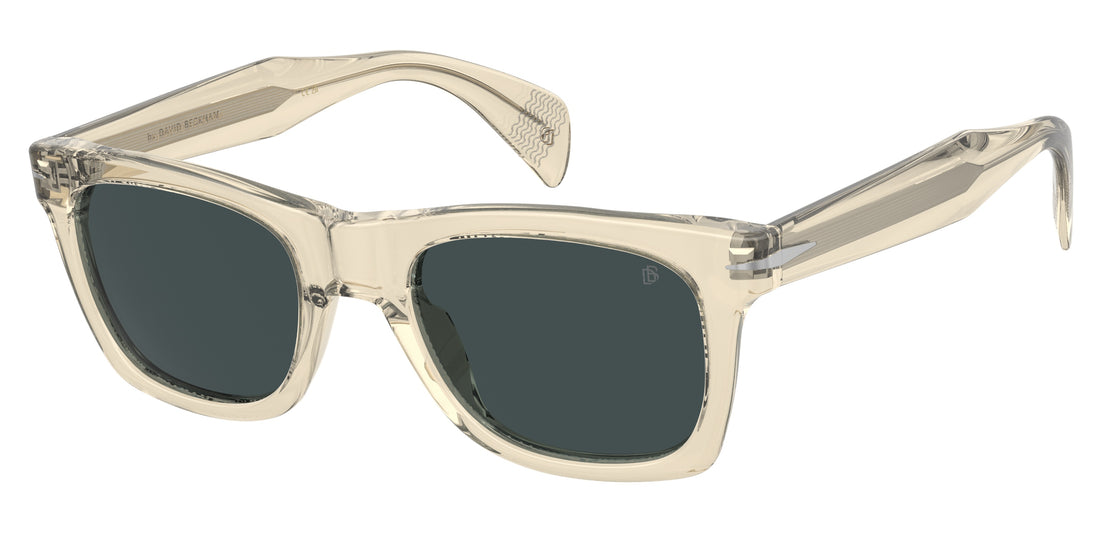 Sunglasses david beckham db 1222/s 40g ku amarillo rectangular masculino size 53mm - Main view