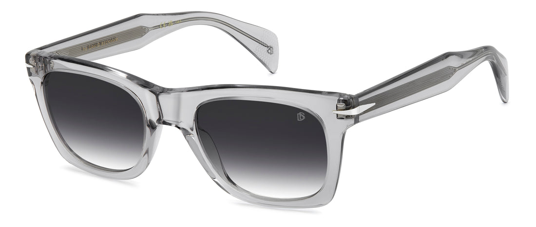 Sunglasses david beckham db 1222/s kb7 9o grey rectangular masculino size 53mm - Main view