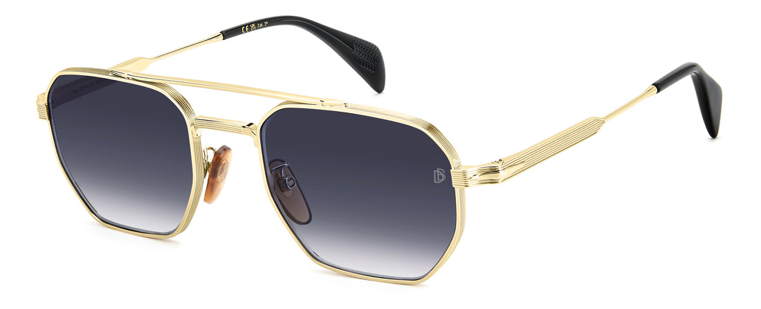 Sunglasses david beckham db 1229/s rhl 84 dorado navigator masculino size 52mm - Main view