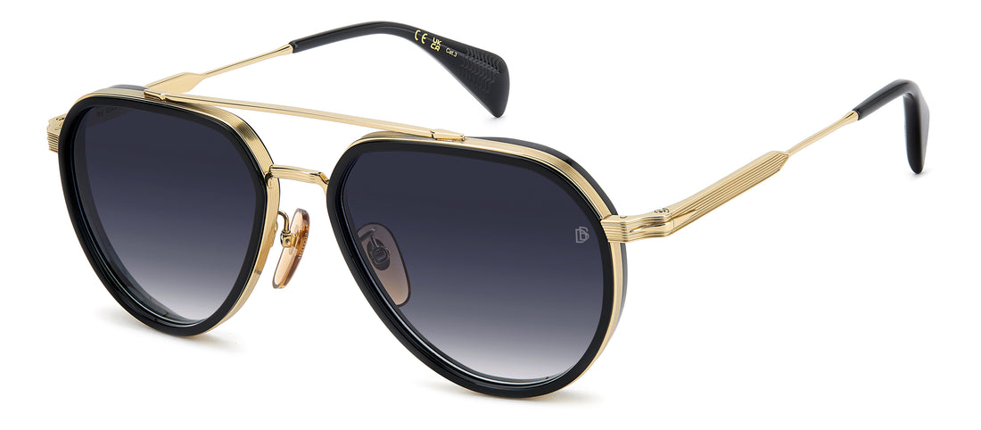 Óculos de sol david beckham db 1226/g/s rhl 84 dorado pilot masculino tamanho 57mm - Vista principal