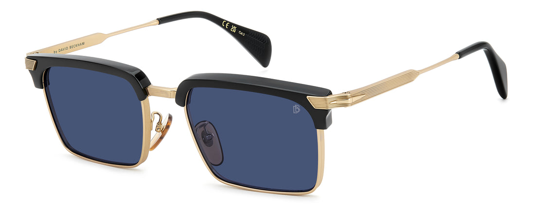 Solbriller david beckham db 1227/g/s 2m2 a9 negro rectangular masculino størrelse 54mm - Hovedvisning