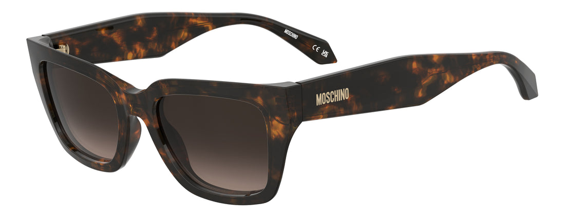 Sunglasses moschino mos216/s 05l ha havana rectangular femenino size 53mm - Main view