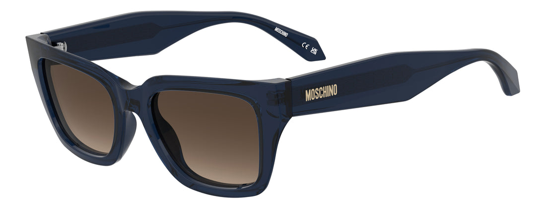 Sunglasses moschino mos216/s s9w ha azul rectangular femenino size 53mm - Main view