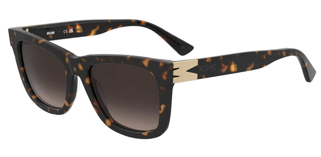 Óculos de sol moschino mos211/s 086 ha havana square femenino tamanho 54mm - Vista principal