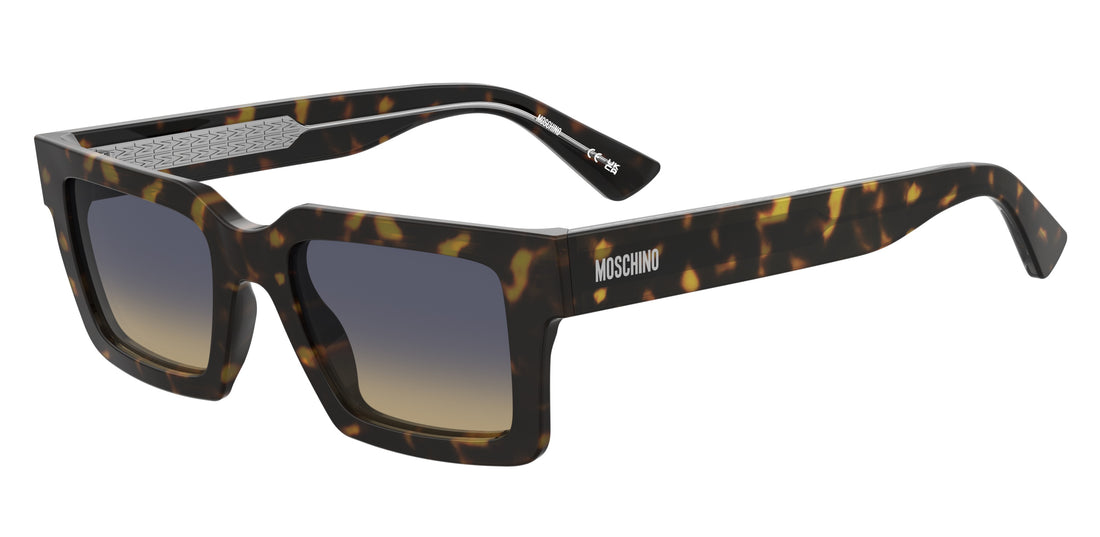 Óculos de sol moschino mos214/s 086 ie havana rectangular unisex tamanho 52mm - Vista principal