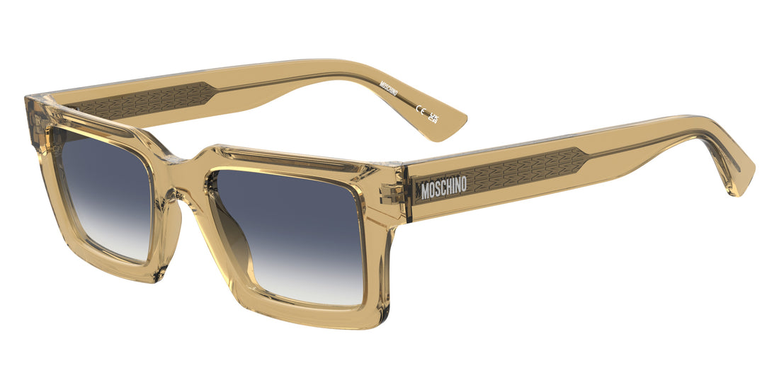 Occhiali da sole moschino mos214/s ham 08 beige rectangular unisex taglia 52mm - Vista principale