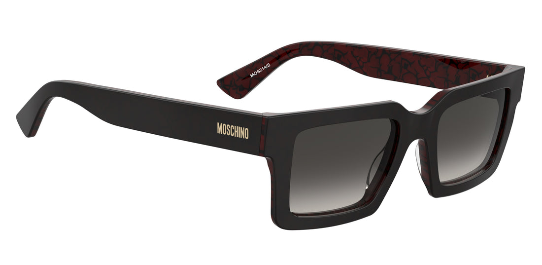 Occhiali da sole moschino mos214/s xjs 9o rojo rectangular unisex taglia 52mm - Vista dettagliata