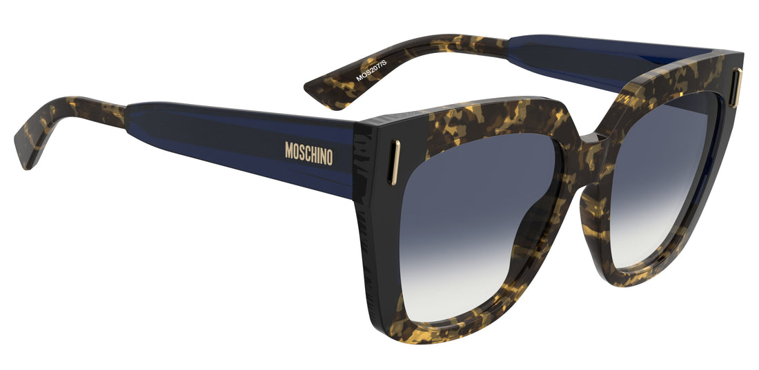 Occhiali da sole moschino mos207/s ipr 08 havana square femenino taglia 55mm - Vista dettagliata