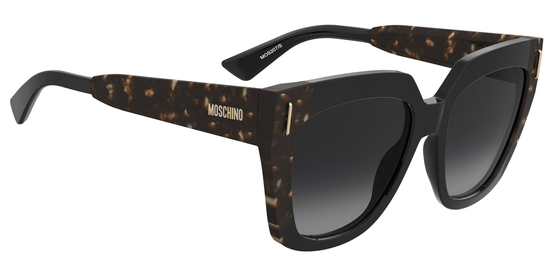 Occhiali da sole moschino mos207/s wr7 9o negro square femenino taglia 55mm - Vista dettagliata