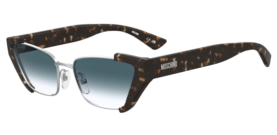 Óculos de sol moschino mos205/s 45z 08 havana cat eye femenino tamanho 56mm - Vista principal