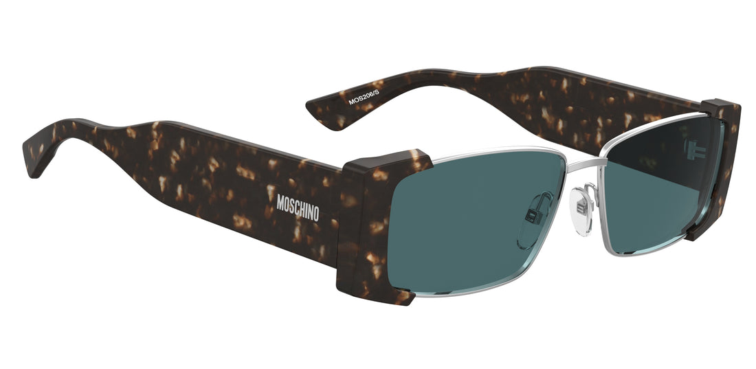 Occhiali da sole moschino mos206/s 45z ku havana rectangular femenino taglia 57mm - Vista dettagliata