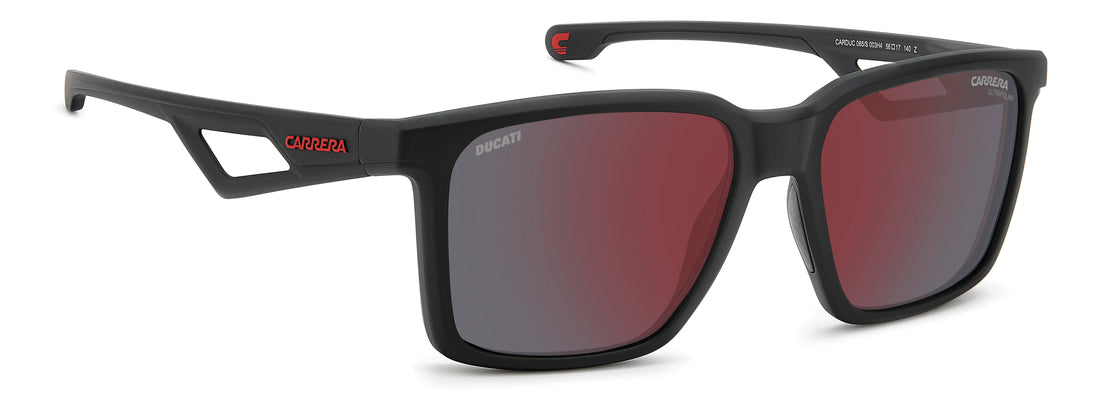 Lunettes de soleil carrera ducati carduc 065/s 003 h4 negro rectangular masculino taille 56mm - Vue détaillée