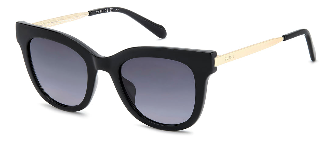Occhiali da sole fossil fos 2169/g/s 807 9o negro cat eye femenino taglia 51mm - Vista principale