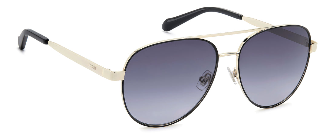 Occhiali da sole fossil fos 3178/g/s 3yg 9o dorado pilot femenino taglia 58mm - Vista dettagliata