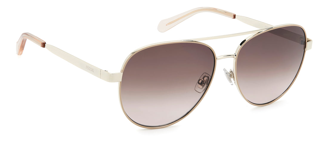 Occhiali da sole fossil fos 3178/g/s fg4 ha dorado pilot femenino taglia 58mm - Vista dettagliata