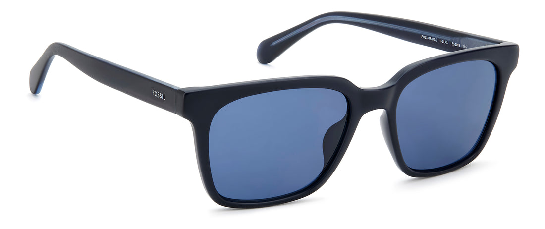 Occhiali da sole fossil fos 3183/g/s fll ku azul rectangular masculino taglia 55mm - Vista dettagliata