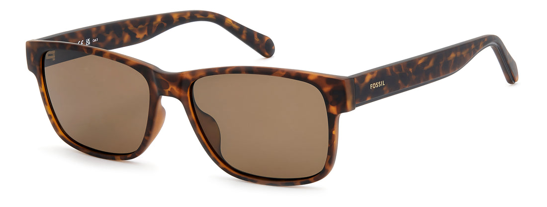 Occhiali da sole fossil fos 3179/g/s n9p 70 havana rectangular masculino taglia 58mm - Vista principale