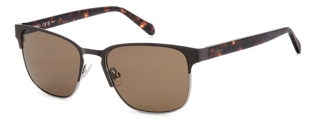 Occhiali da sole fossil fos 2171/g/s 4in 70 brown rectangular masculino taglia 56mm - Vista principale