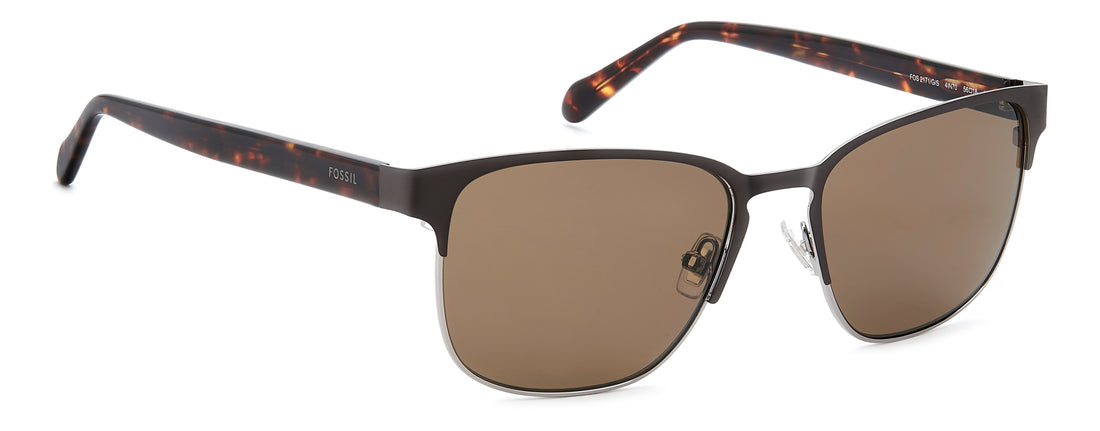 Occhiali da sole fossil fos 2171/g/s 4in 70 brown rectangular masculino taglia 56mm - Vista dettagliata