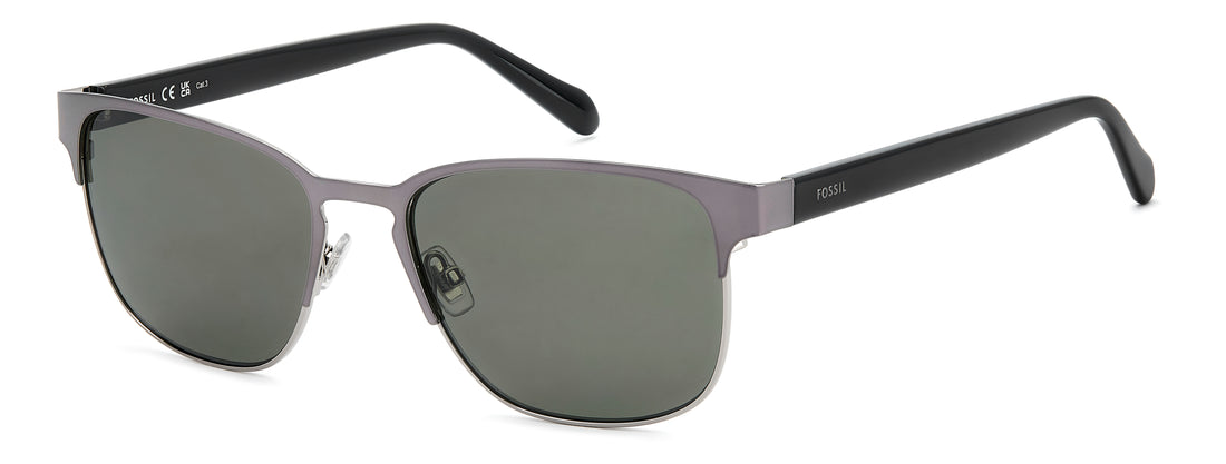 Occhiali da sole fossil fos 2171/g/s kj1 70 plateado rectangular masculino taglia 56mm - Vista principale