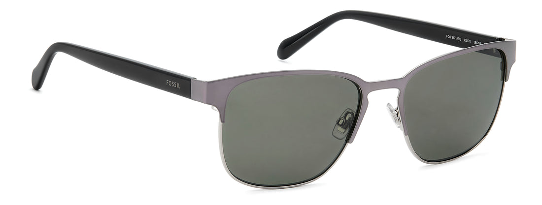 Occhiali da sole fossil fos 2171/g/s kj1 70 plateado rectangular masculino taglia 56mm - Vista dettagliata