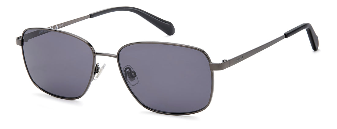 Occhiali da sole fossil fos 3180/g/s kj1 ir plateado rectangular masculino taglia 58mm - Vista principale