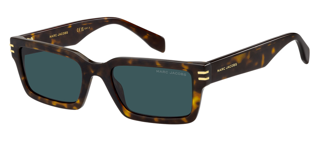 Óculos de sol marc jacobs marc 905/s 086 ku havana rectangular masculino tamanho 54mm - Vista principal