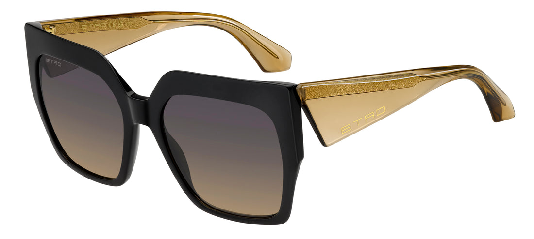 Óculos de sol etro 0122/s 71c um negro square femenino tamanho 57mm - Vista principal