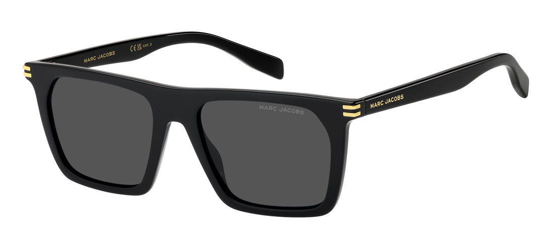 Óculos de sol marc jacobs marc 908/s 807 ir negro rectangular masculino tamanho 53mm - Vista principal