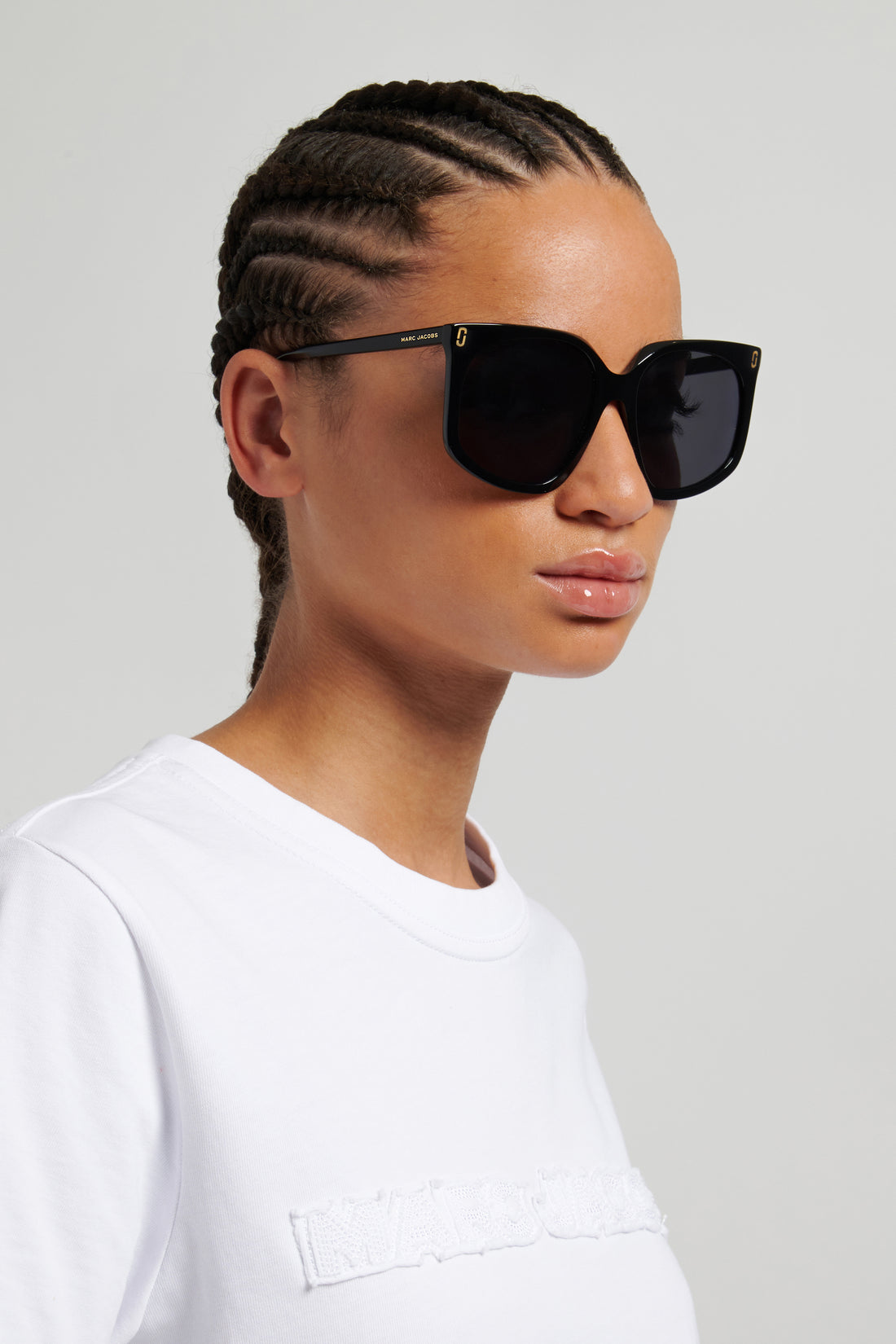 Sonnenbrillen marc jacobs mj 1136/s 807 ir negro square femenino größe 57mm - Detailansicht