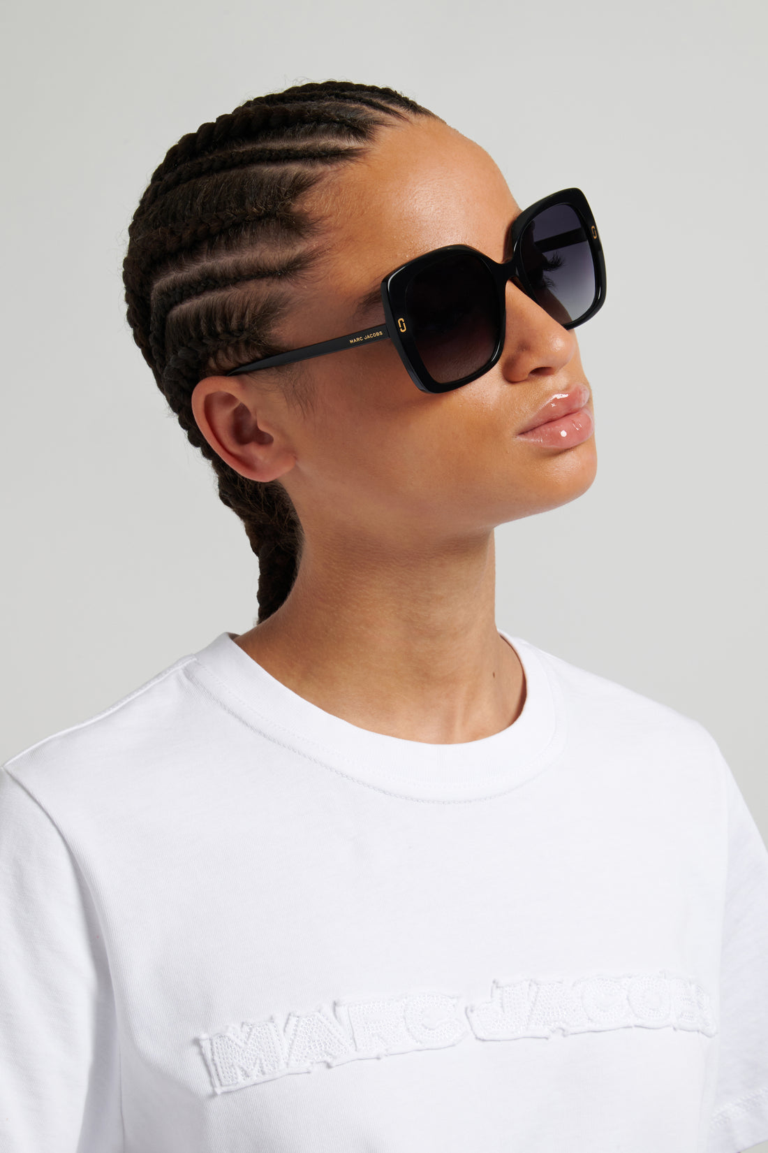 Sonnenbrillen marc jacobs mj 1138/s 807 9o negro square femenino größe 56mm - Detailansicht