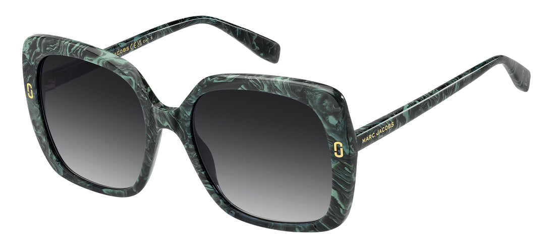 Óculos de sol marc jacobs mj 1138/s jri 9o verde square femenino tamanho 56mm - Vista principal