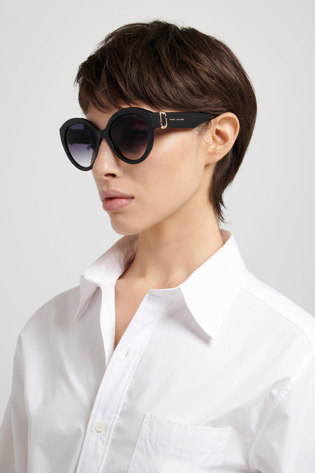 Sonnenbrillen marc jacobs marc 882/s 807 9o negro cat eye femenino größe 56mm - Detailansicht