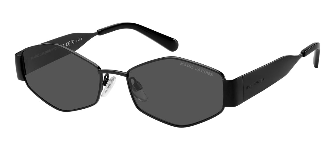 Sunglasses marc jacobs marc 496/shiny 807 ir negro square femenino size 55mm - Main view