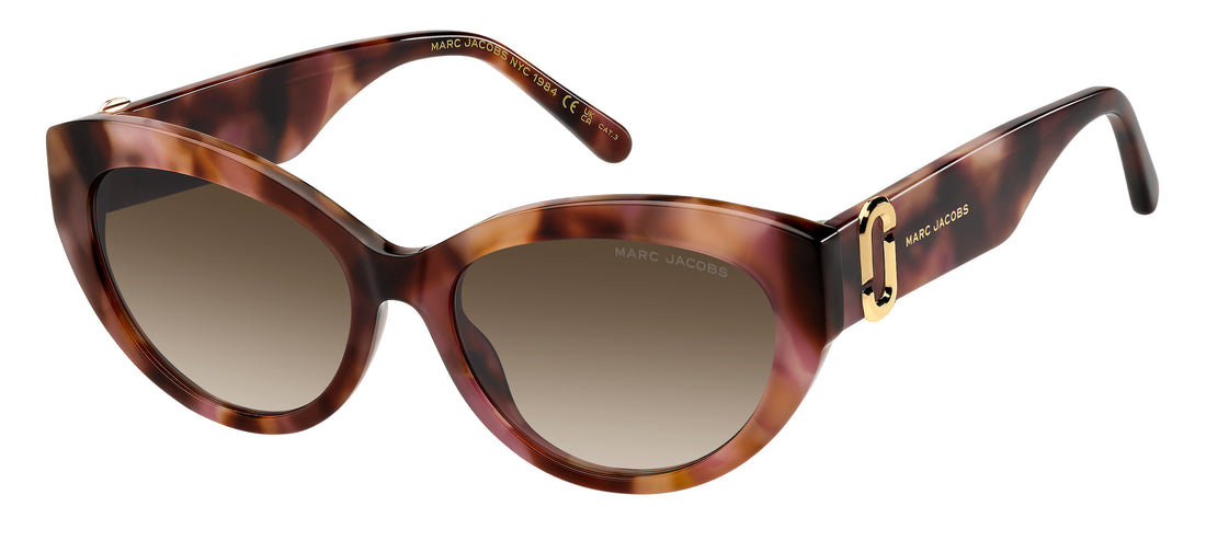 Óculos de sol marc jacobs marc 883/s 0b0 ha marron cat eye femenino tamanho 54mm - Vista principal