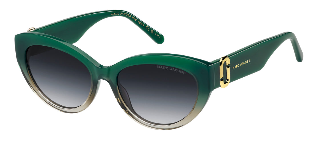 Óculos de sol marc jacobs marc 883/s jwj 9o verde cat eye femenino tamanho 54mm - Vista principal