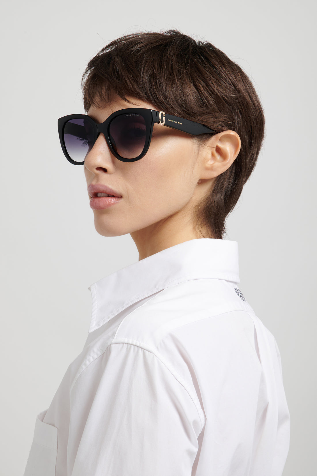 Sonnenbrillen marc jacobs marc 885/s 807 9o negro cat eye femenino größe 54mm - Detailansicht