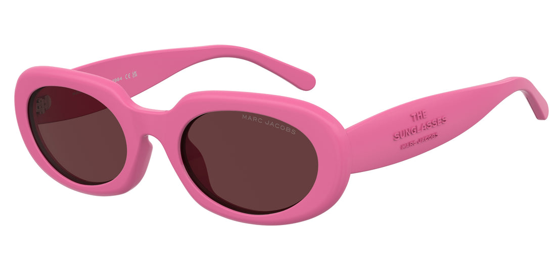 Óculos de sol marc jacobs marc 887/g/s mu1 4s rosa oval femenino tamanho 53mm - Vista principal