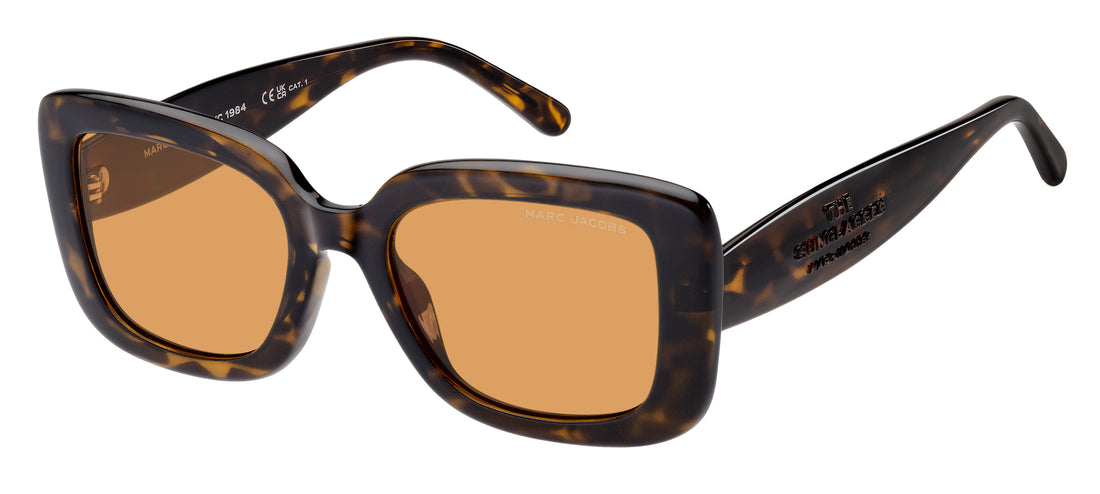 Óculos de sol marc jacobs marc 888/s 086 w7 havana square femenino tamanho 53mm - Vista principal