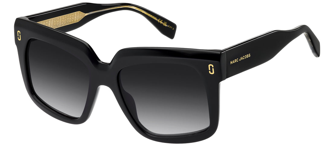 Óculos de sol marc jacobs mj 1135/s 807 9o negro square femenino tamanho 53mm - Vista principal